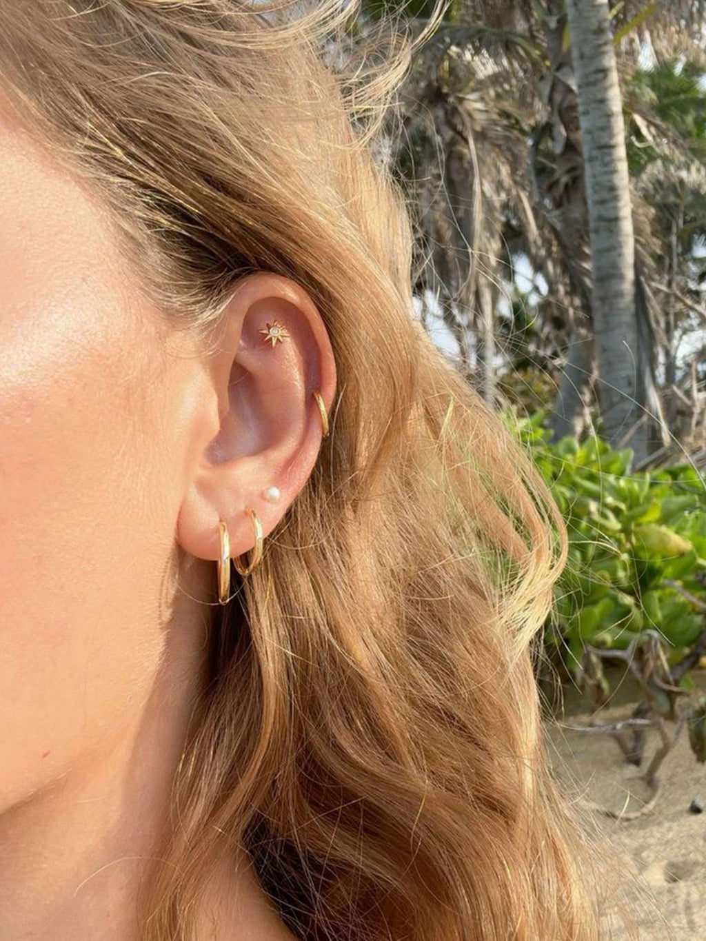 Sabrina Classic Hoop Earrings Set