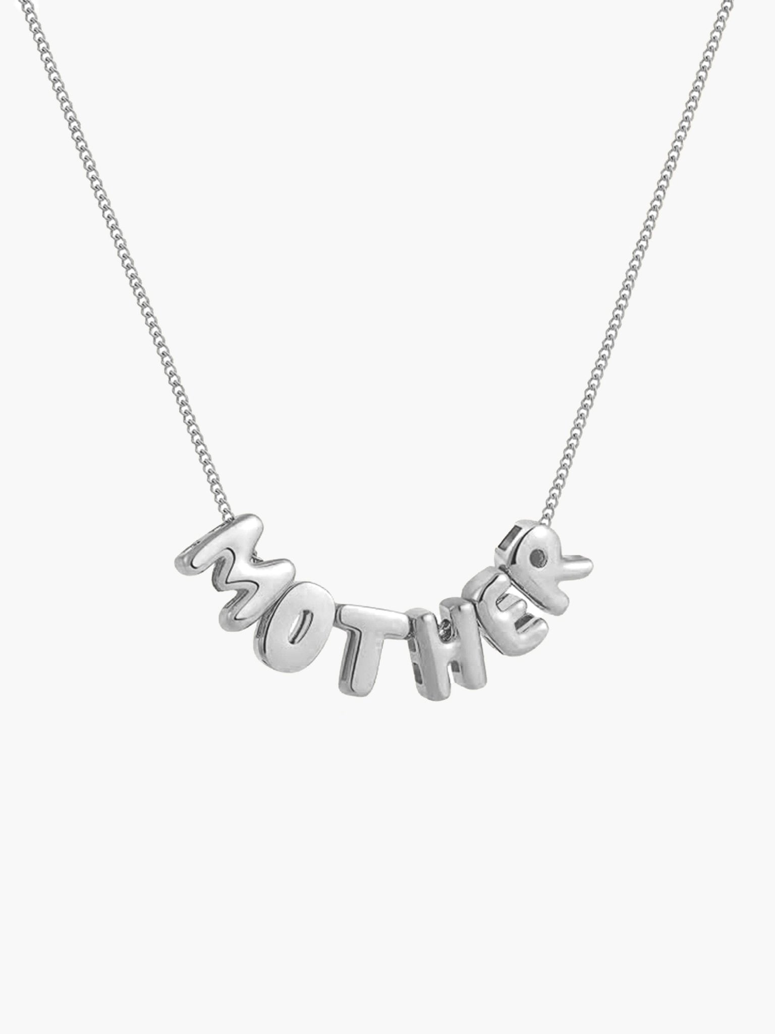 Custom 3D Bubble Name Necklace
