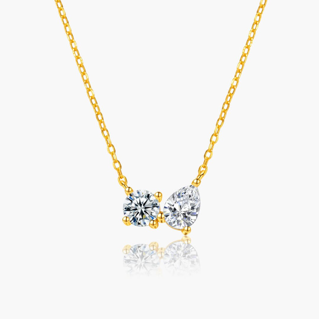 Sherah Twin Zirconia Pendant Necklace