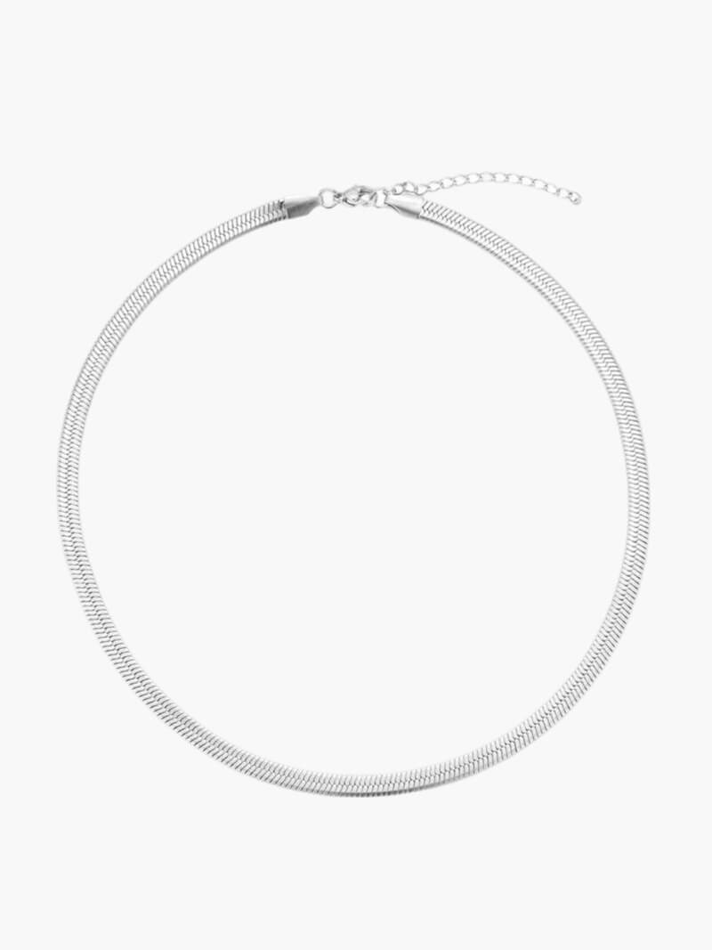 Sleek Flat Chain Necklace