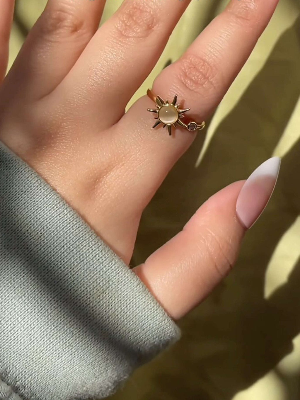 Sun Anxiety Spinner Ring