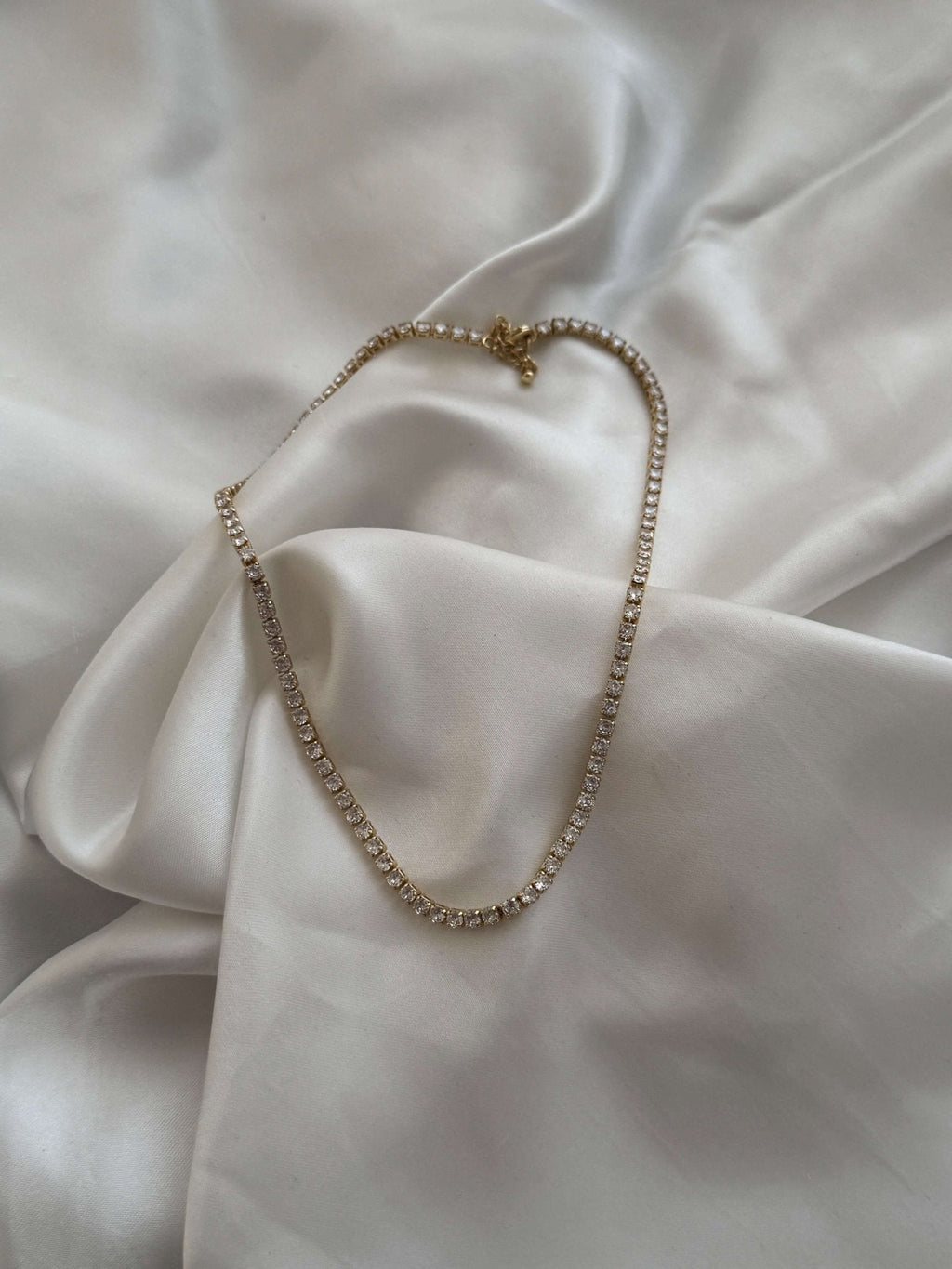 Zeya Zirconia Tennis Choker Necklace