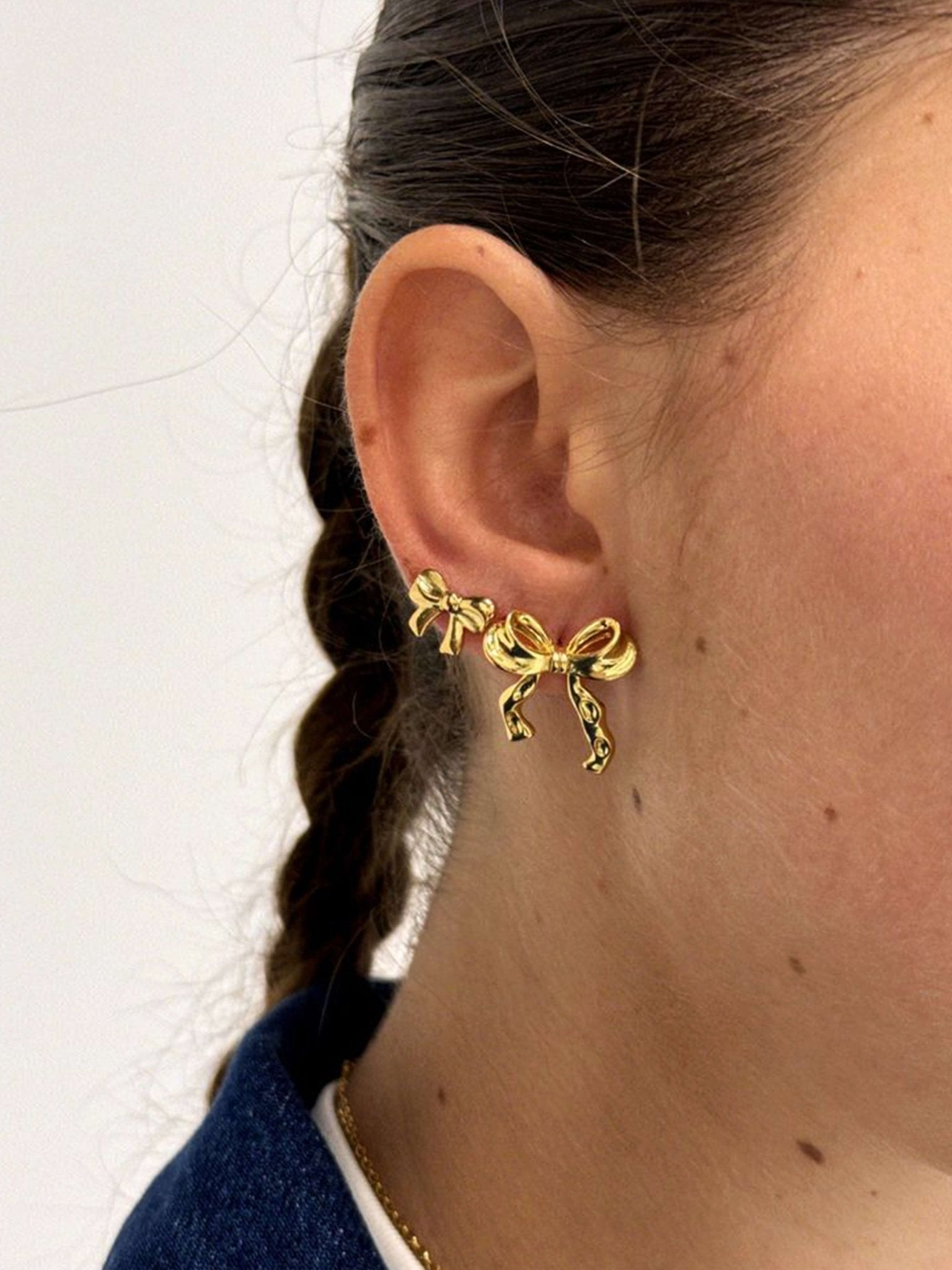 Thalia Bow Stud Earrings