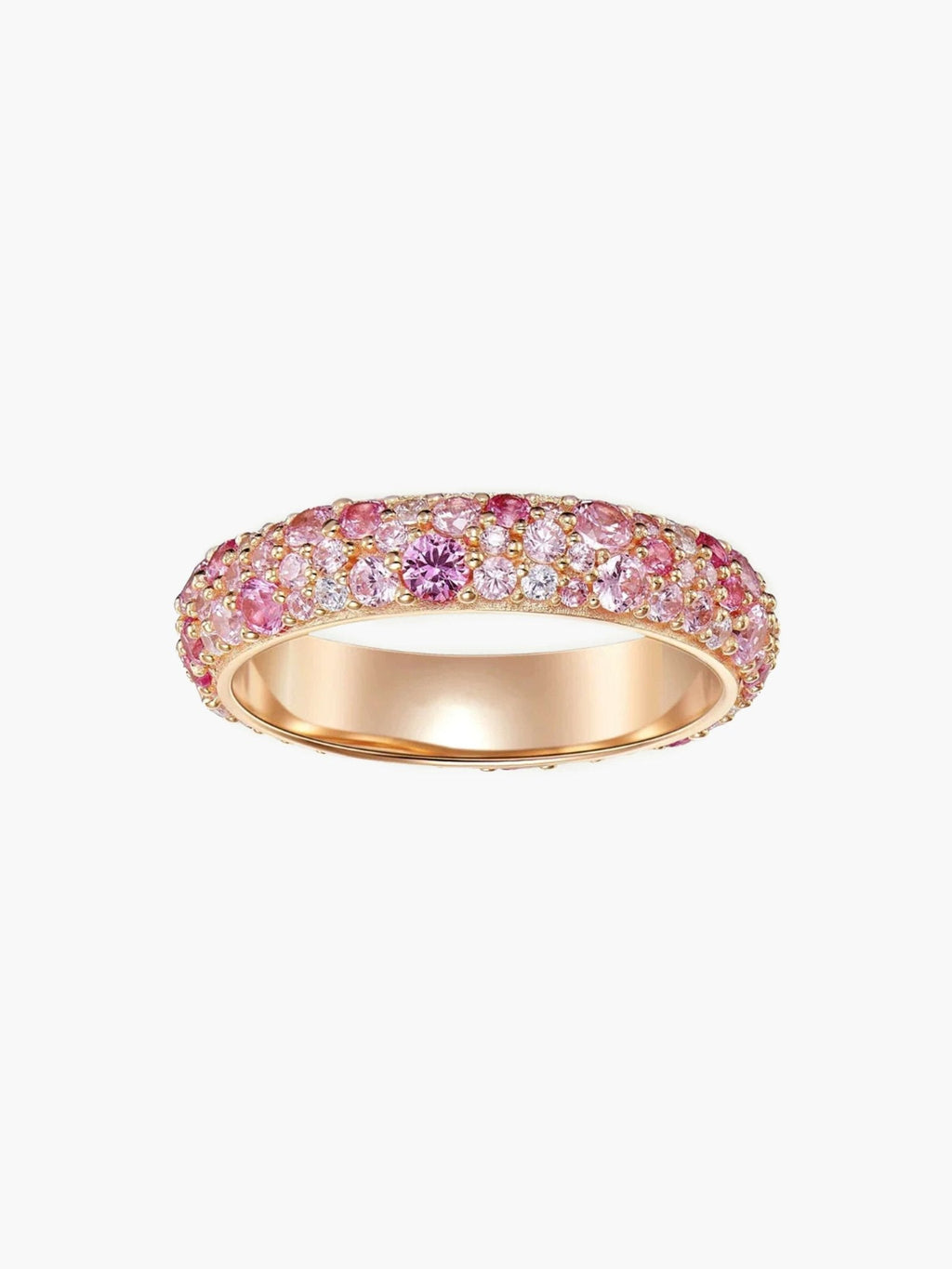 Valentina Gradient Rhinestone Band Ring