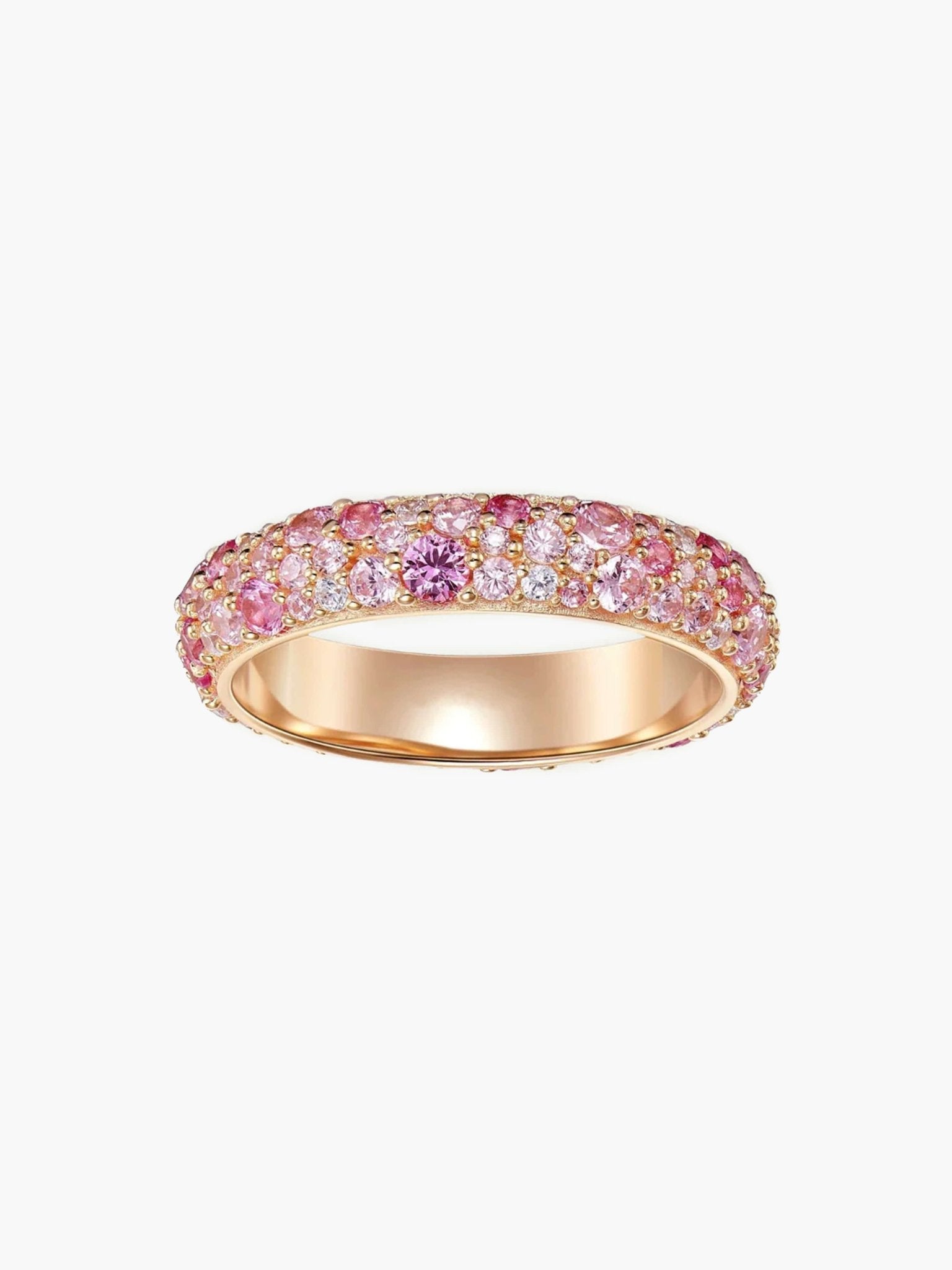 Valentina Gradient Rhinestone Band Ring