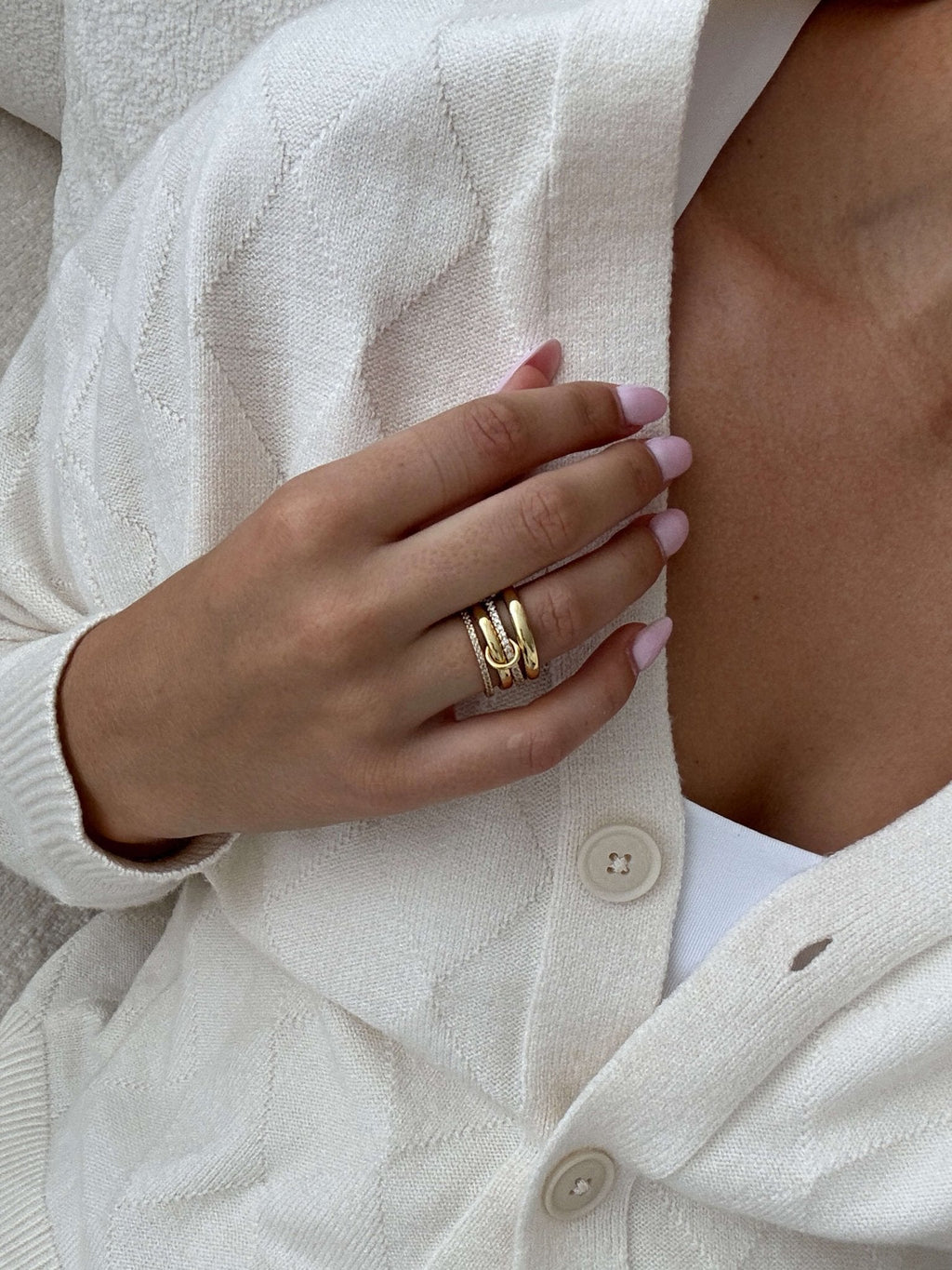 ZEYA Statement Ring Bundle